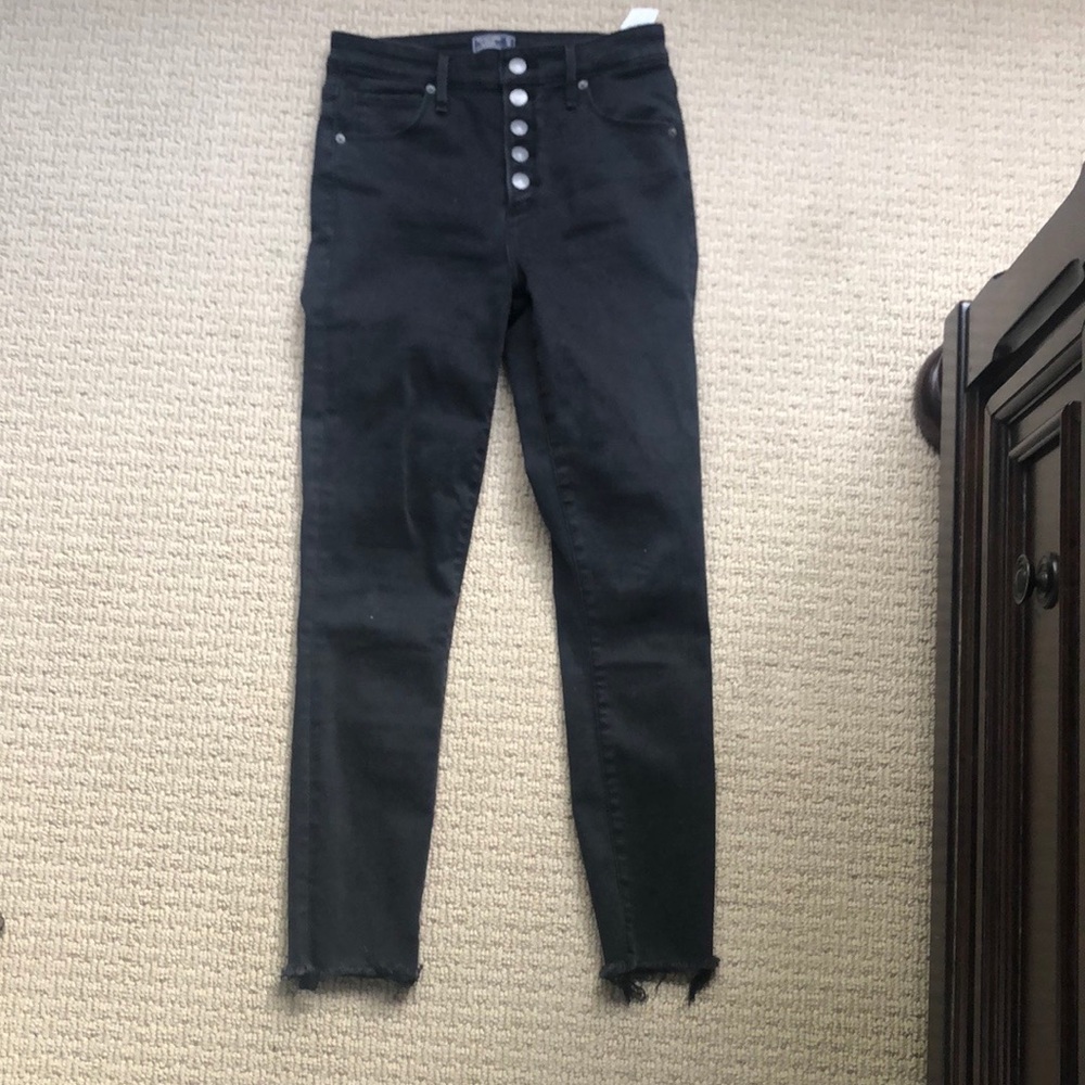 Abercrombie & fitch high rise super skinny ankle jeans